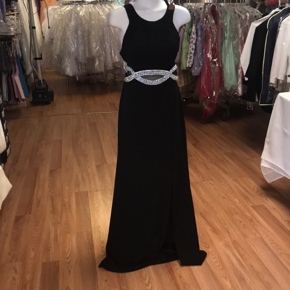 La Scala black evening dress